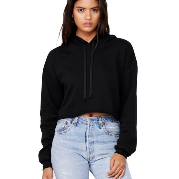 Women's Crop Fleece Hoodie Thumbnail