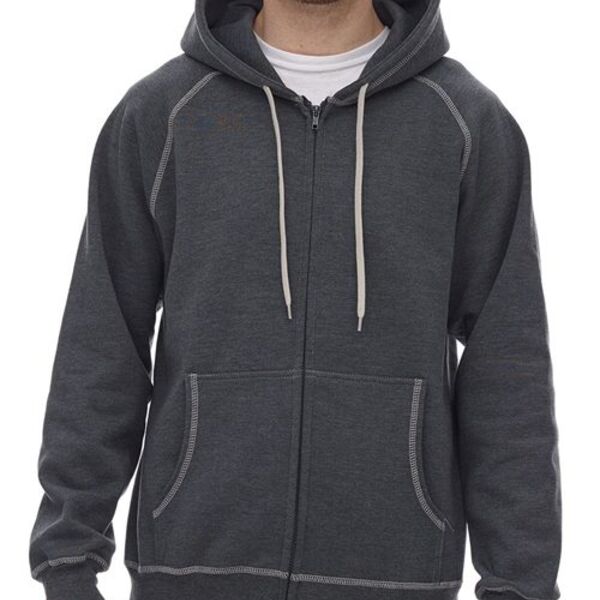King Fashion - Extra Heavy Full-Zip Hooded Sweatshirt Thumbnail